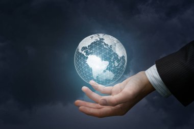 El küresel ağ gösterir .