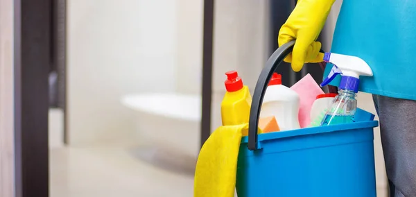 Bucket Spray And Squeegee For Window Cleaning On The Window Sill Stock  Photo - Download Image Now - iStock