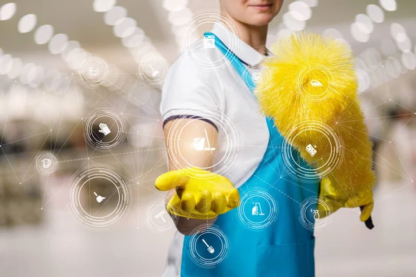 Concept cleaning services. — Stock Photo, Image