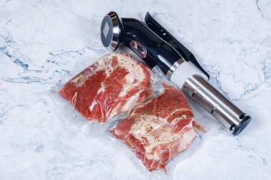 Sous vide lavabo açıcı düdükleyici ve mea .