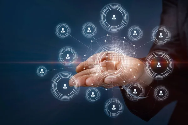 Parola ve ağ güvenliği kavramı.