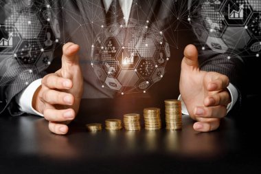 Ekonomi ve finansal kalkınma kavramı.
