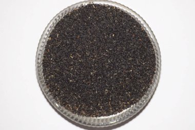 Hint ve Çin tıbbında kullanılan Babchi tohumları veya Psoralea corylifolia bitkisi. Ayurvedik bitki