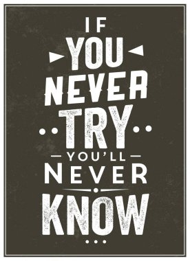 Motivasyonel teklif ile arka plan