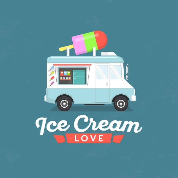 Ice Cream Truck — Stock Vector