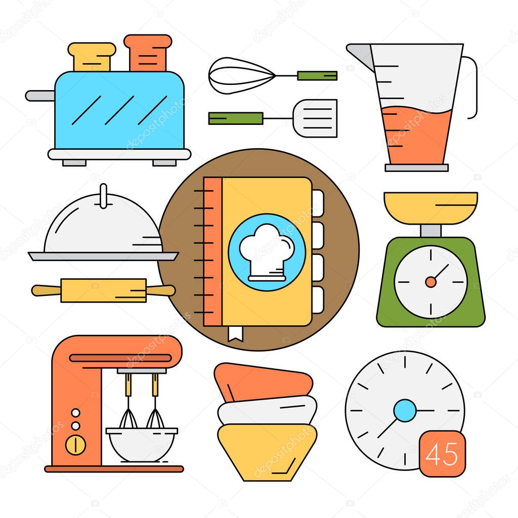 Linear Style Kitchen Tools