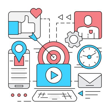 sosyal medya ögeleri