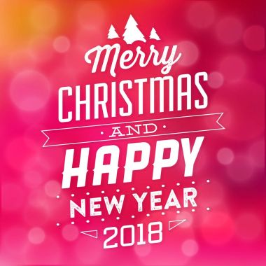 Noel ile metin, vektör, illüstrasyon tebrik kartı  