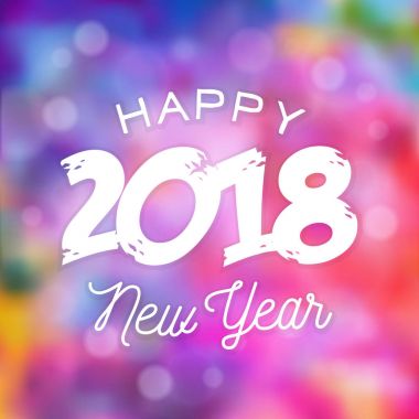 tebrik yeni yıl kartı ile parlak arka plan üzerinde metin 