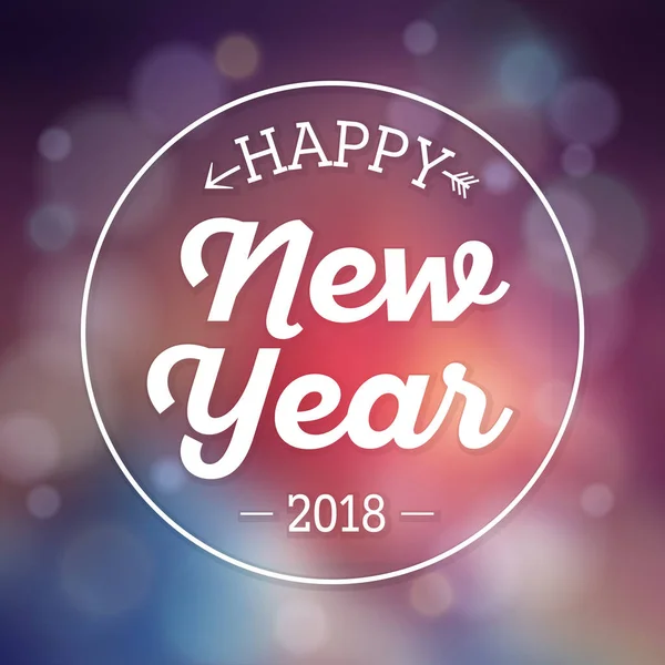 tebrik yeni yıl kartı ile parlak arka plan üzerinde metin 