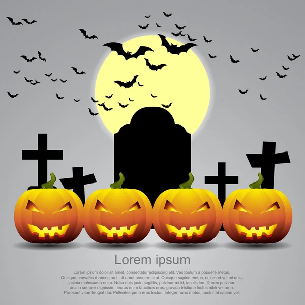 Dynia Halloween. Program Illustrator Eps 10 — Wektor stockowy