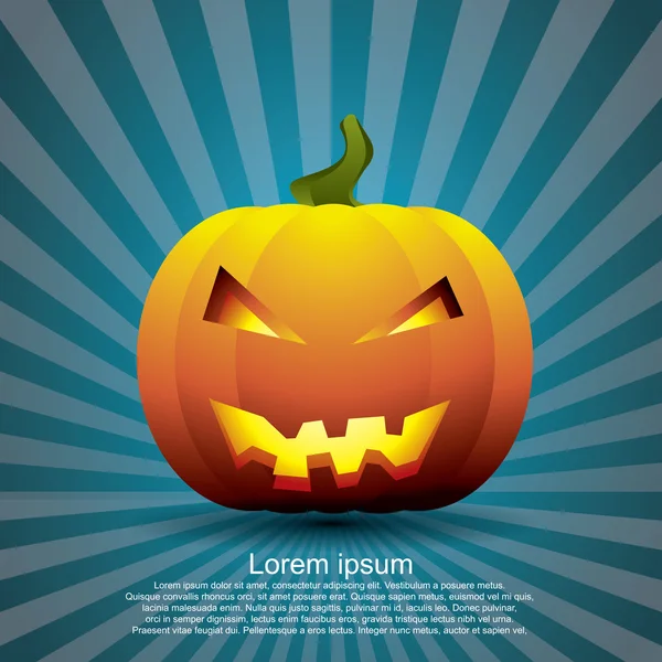 Abóbora de Halloween. ilustrador EPS 10 — Vetor de Stock