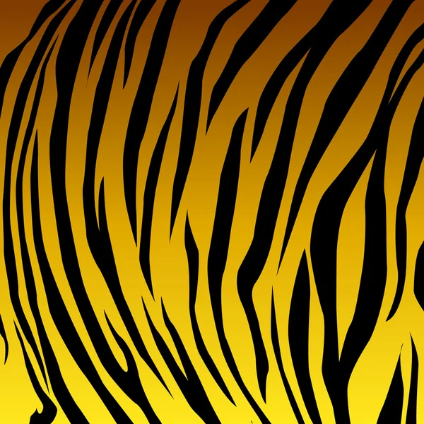 Pele animal tigre amarelo . — Vetor de Stock