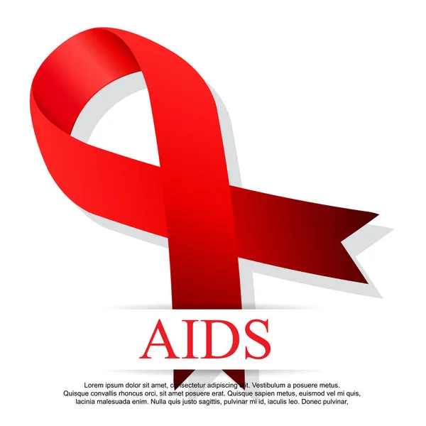 Día Mundial del SIDA. 1 de diciembre Día Mundial del SIDA . — Archivo Imágenes Vectoriales