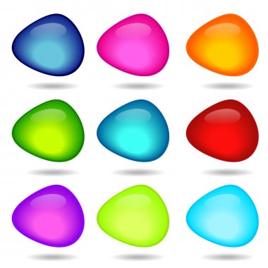 Renkli parlak ve parlak ağın üçgen vektör çizimi.