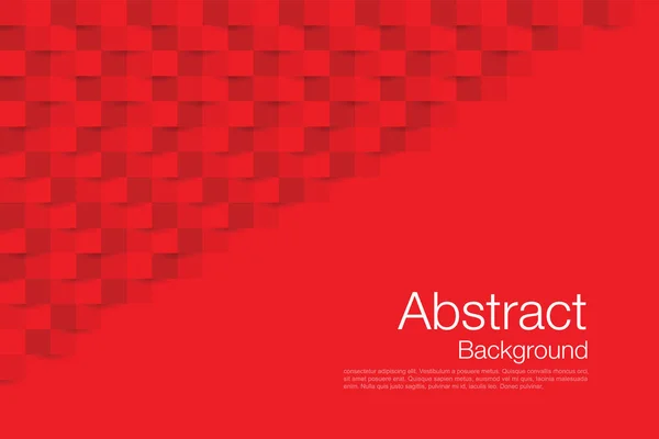 Röd Abstrakt Konsistens Vektor Bakgrund Papper Konst Stil Kan Användas — Stock vektor