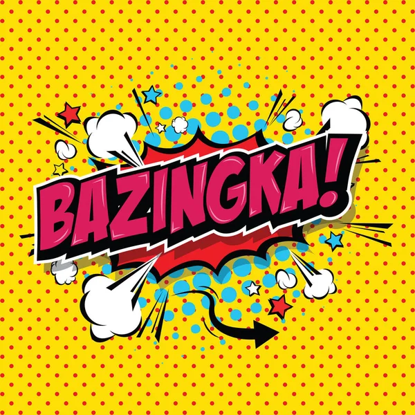 Bazinga 아트와 일러스트 — 스톡 벡터