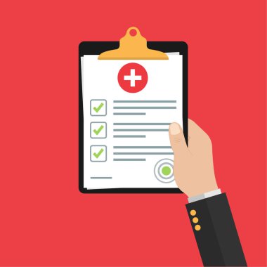 İnsan eli sağlık sigortası belgesi veya sözleşmesinde. 