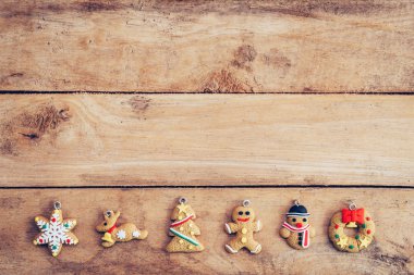 Noel dekorasyonu ile tablo Wood kopya spac ile kar tanesi