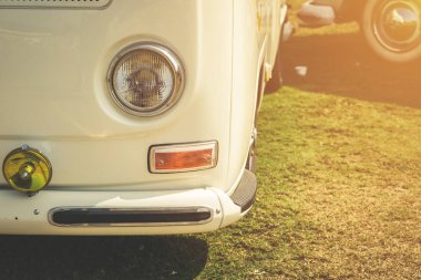 Retro klasik otomobil vintage tarzı Far lambası