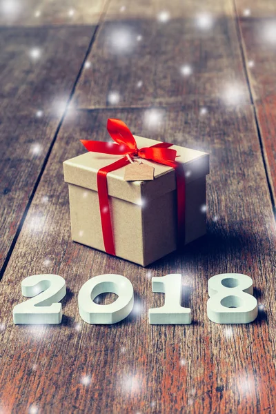 Ahşap numaraları numarası 2018, r yeni yıl 2018 için şekillendirme