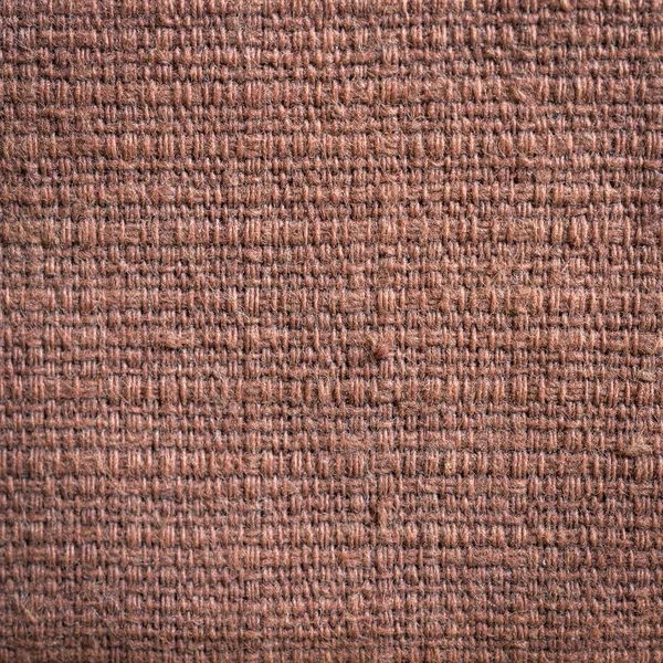 Close up brown fabric texture and background — Stock Photo, Image