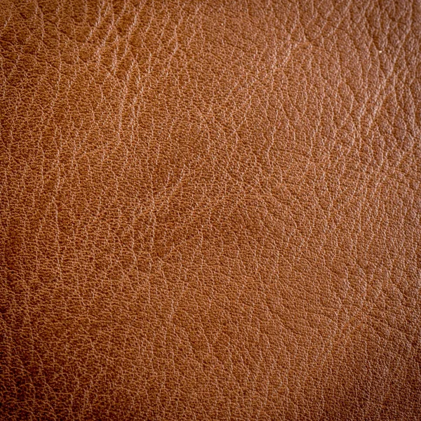 Close up pelle marrone texture e sfondo . — Foto Stock