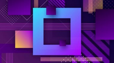 Hareket eden karelerle mor arkaplan, 4K, döngü