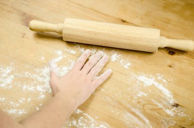 Pişirme için Şef hazırlıkları