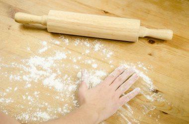 Pişirme için Şef hazırlıkları