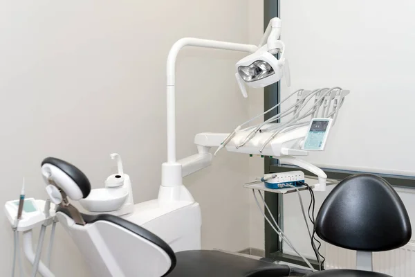 Tandläkare Kontor Moderna Tand Skåpet Dental Instrument Och Verktyg Modern — Stockfoto