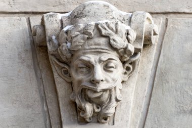 Binaların, heykellerin ve heykellerin mimari dekorasyonları, Lviv, Ukrayna 'daki kamusal alanlar