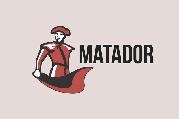 Matador, logo concept Rechtenvrije Stockvectors