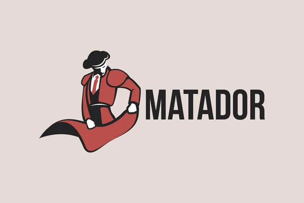 Matador, conceito de logotipo Vetores De Stock Royalty-Free