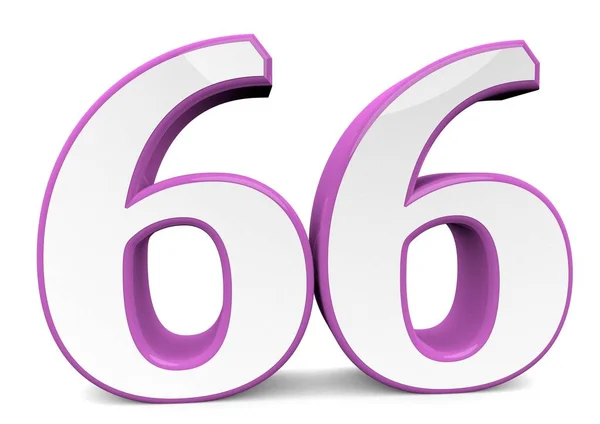 Number in pink — Stock Photo, Image