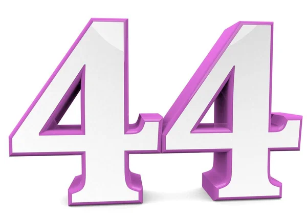 Number in pink — Stock Photo, Image