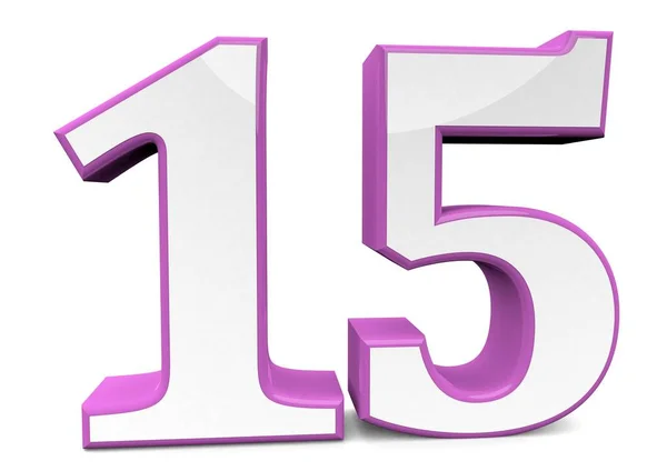 Number in pink Royalty Free Stock Images