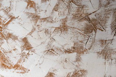 Beyaz kahve desenli arka plan, gün ışığında güçlü bir rahatlama, üst manzara.