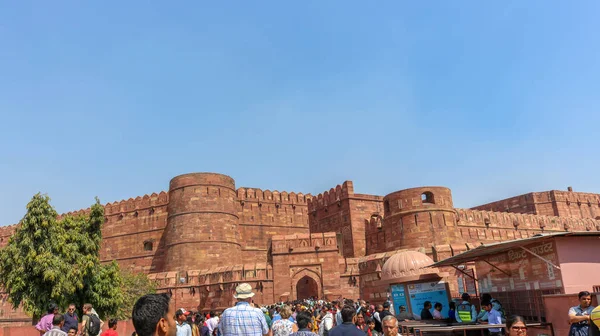 Forte Agra Forte Histórico Cidade Agra Índia Foi Residência Principal — Fotografia de Stock