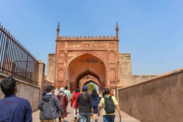 Agra Índia Março 2019 Porta Entrada Interna Forte Agra Também — Fotografia de Stock