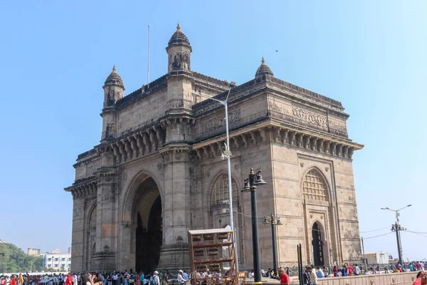 Mumbai India Dezember 2019 Das Tor Indien Ist Ein Bogenmonument — Stockfoto