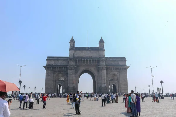 Mumbai India Dezember 2019 Das Tor Indien Ist Ein Bogenmonument — Stockfoto