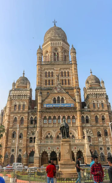Mumbai India Dezember 2019 Das Gebäude Einer Städtischen Körperschaft Süden — Stockfoto