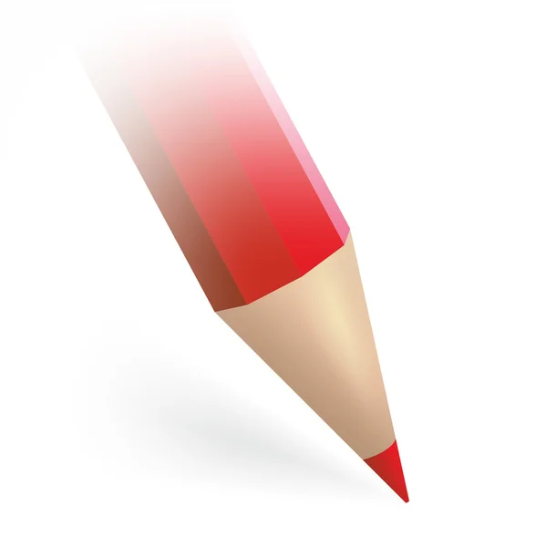 Ponto lápis vermelho — Fotografia de Stock