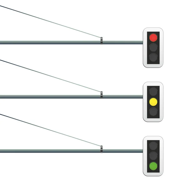 Traffic lights set — Stock Photo, Image