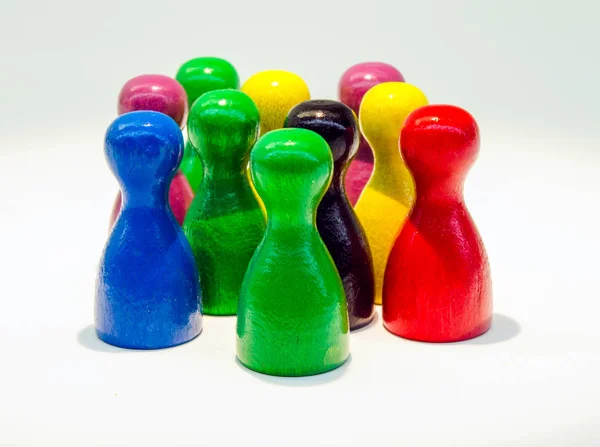 Chinese checkers figures — Stock Photo, Image