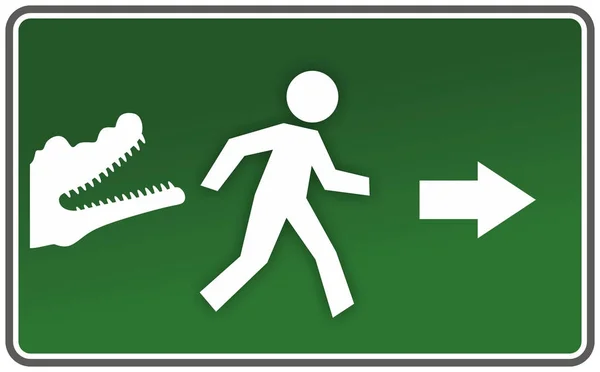 Abstract emergency sign — Stock Photo, Image