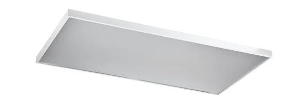 Büro Decke LED-Lampe isoliert auf weißem Hintergrund — Stockfoto