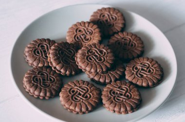 aşırı yakın çekim yansıma çikolata Çerezler fişleri