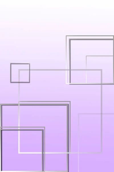 Різнокольорові квадратні фігури на фіолетовому фоні з місцем під текстом — стокове фото